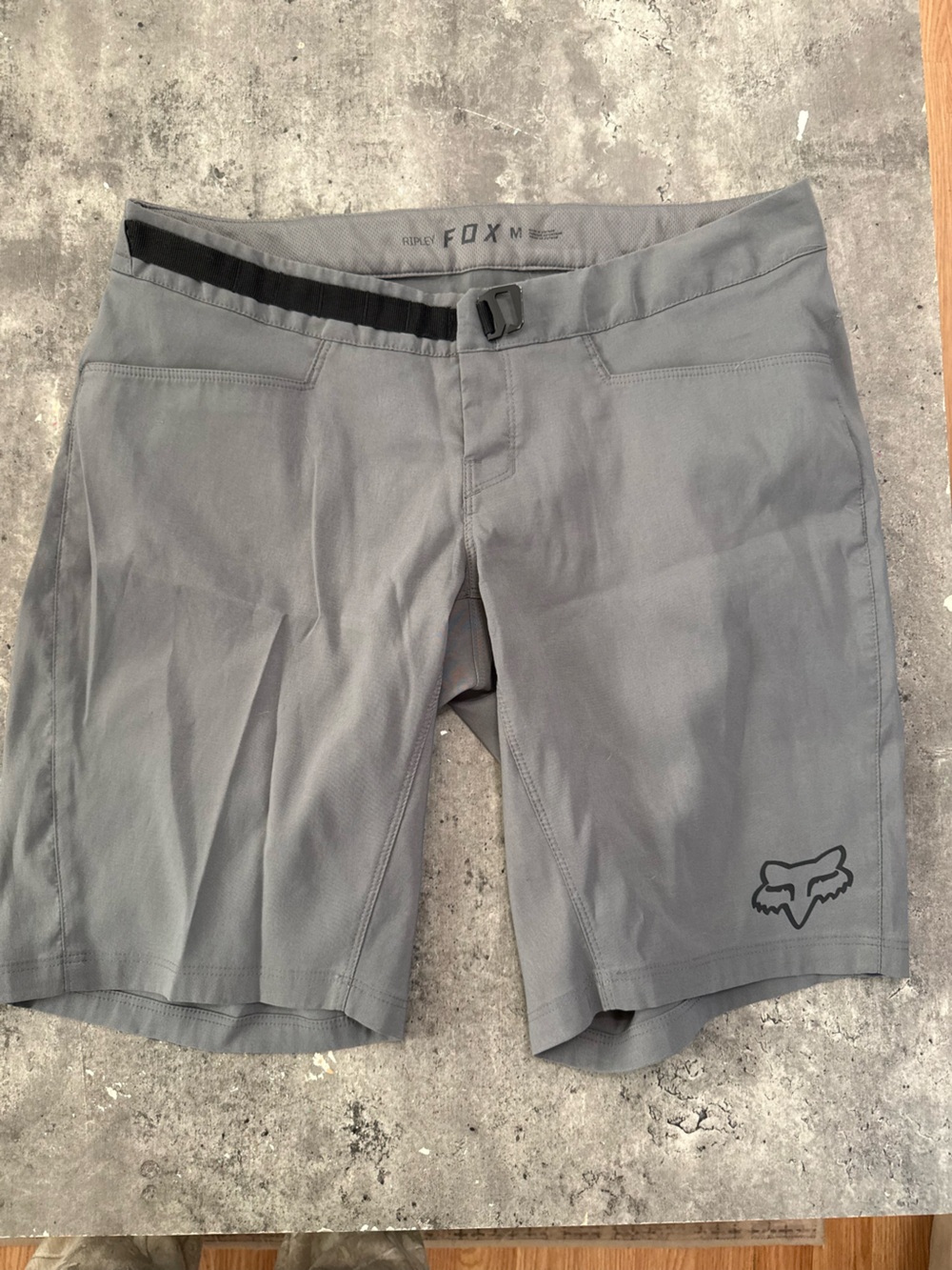 Fox Racing Ripley Men’s Medium Gray MTB Mountain Bike Cycling Shorts